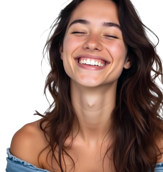 Woman smiling